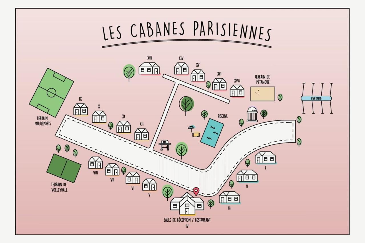 Les Cabanes Parisiennes - Chalets 1H30 From Paris - 62P Sainte-Geneviève-des-Bois Εξωτερικό φωτογραφία